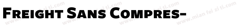 Freight Sans Compres字体转换